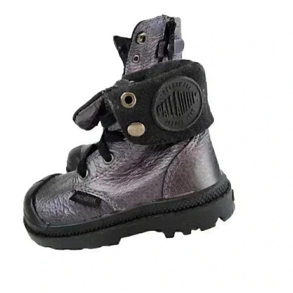 Palladium Baggy Ml Zip Hiking Boots Boy's Toddler Size 4 - Picture 6 of 9